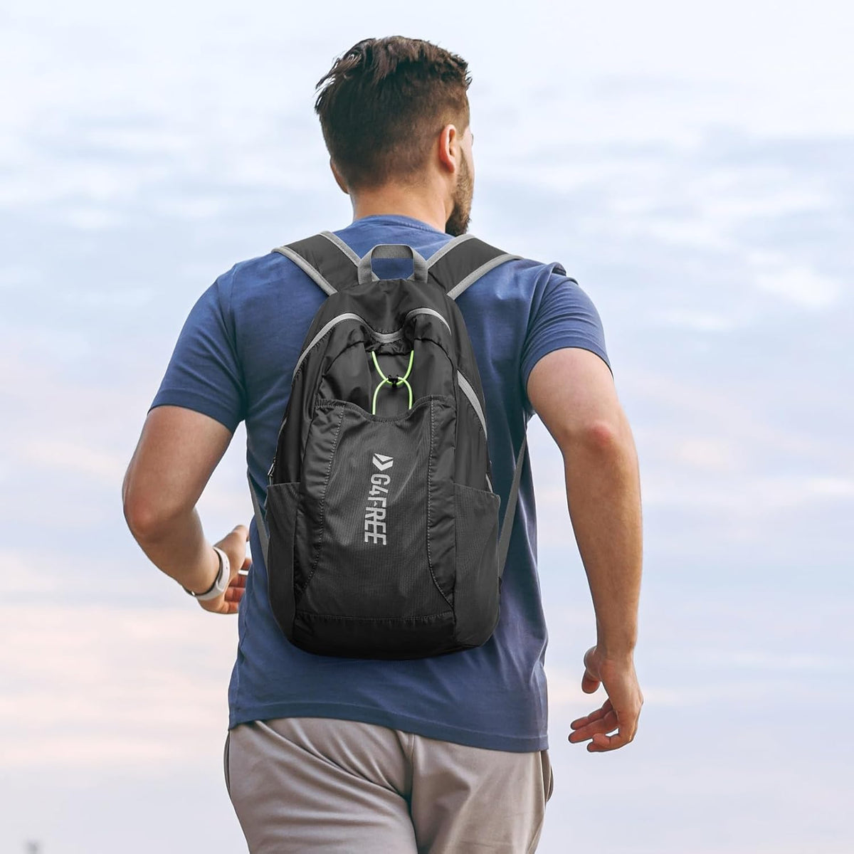 24L Lightweight Packable Hiking Backpack Sport Travel Daypack Water Resistant for Women Men | Water Resistant Material, 11.4*7.9*18.5 in, Outdoor Sports, Travel, Hiking, Day trips, Cycling, Daily Use, Foldable Backpack