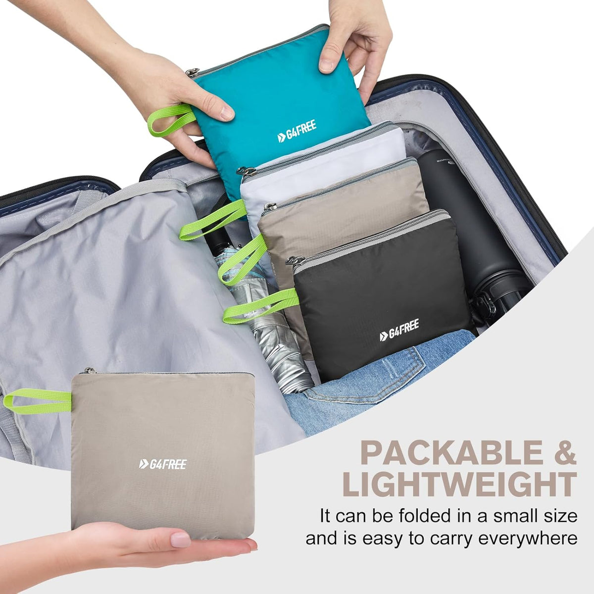 24L Lightweight Packable Hiking Backpack Sport Travel Daypack Water Resistant for Women Men | Water Resistant Material, 11.4*7.9*18.5 in, Outdoor Sports, Travel, Hiking, Day trips, Cycling, Daily Use, Foldable Backpack