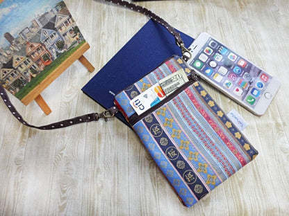 Women Crossbody Shoulder Travel Zippered Wallet Purse Clutch Phone Bag w/Detachable Strap (Wine Red)