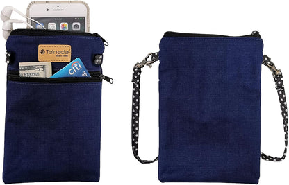 Women Crossbody Shoulder Travel Zippered Wallet Purse Clutch Phone Bag w/Detachable Strap (Wine Red)
