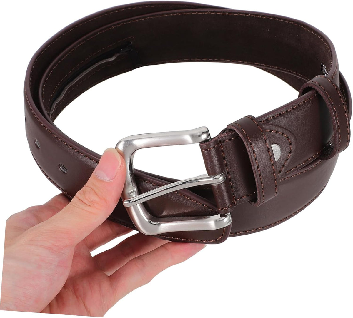 Money Belt with Concealed Storage for Travel -theft Waist Belt with Hidden Pouch for Men Brown Zipper Wallet for Securely Storing Valuables