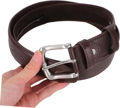 Money Belt with Concealed Storage for Travel -theft Waist Belt with Hidden Pouch for Men Brown Zipper Wallet for Securely Storing Valuables