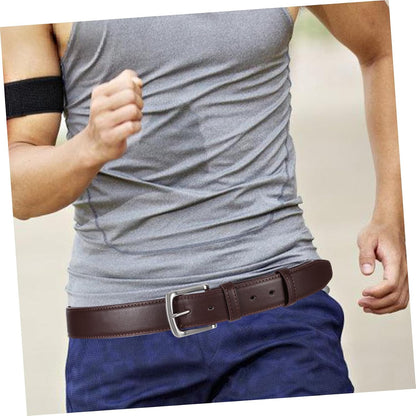 Money Belt with Concealed Storage for Travel -theft Waist Belt with Hidden Pouch for Men Brown Zipper Wallet for Securely Storing Valuables