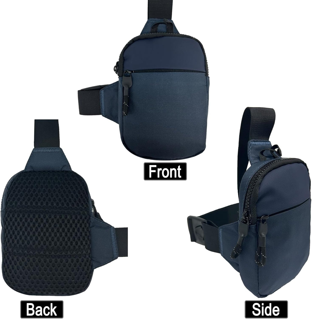 Mini Sling Bag Men Small Crossbody Bag Women Fanny Packs Casual Personal Pocket Bag Backpack Phone Chest Bag