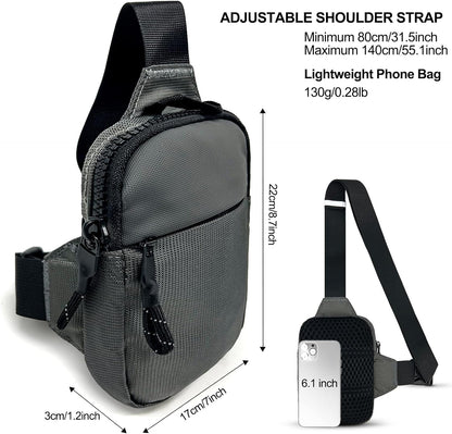 Mini Sling Bag Men Small Crossbody Bag Women Fanny Packs Casual Personal Pocket Bag Backpack Phone Chest Bag