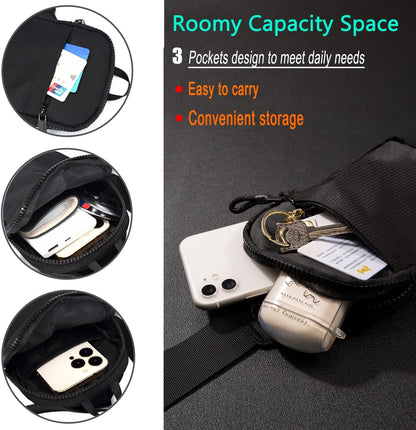 Mini Sling Bag Men Small Crossbody Bag Women Fanny Packs Casual Personal Pocket Bag Backpack Phone Chest Bag