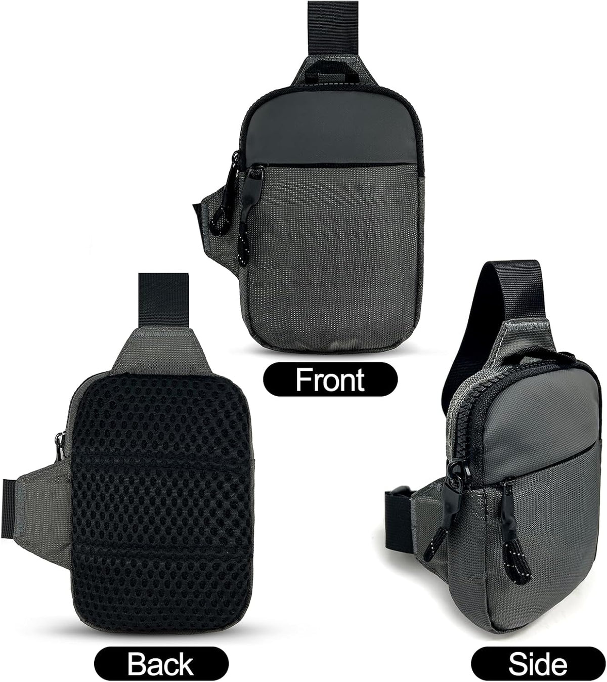 Mini Sling Bag Men Small Crossbody Bag Women Fanny Packs Casual Personal Pocket Bag Backpack Phone Chest Bag
