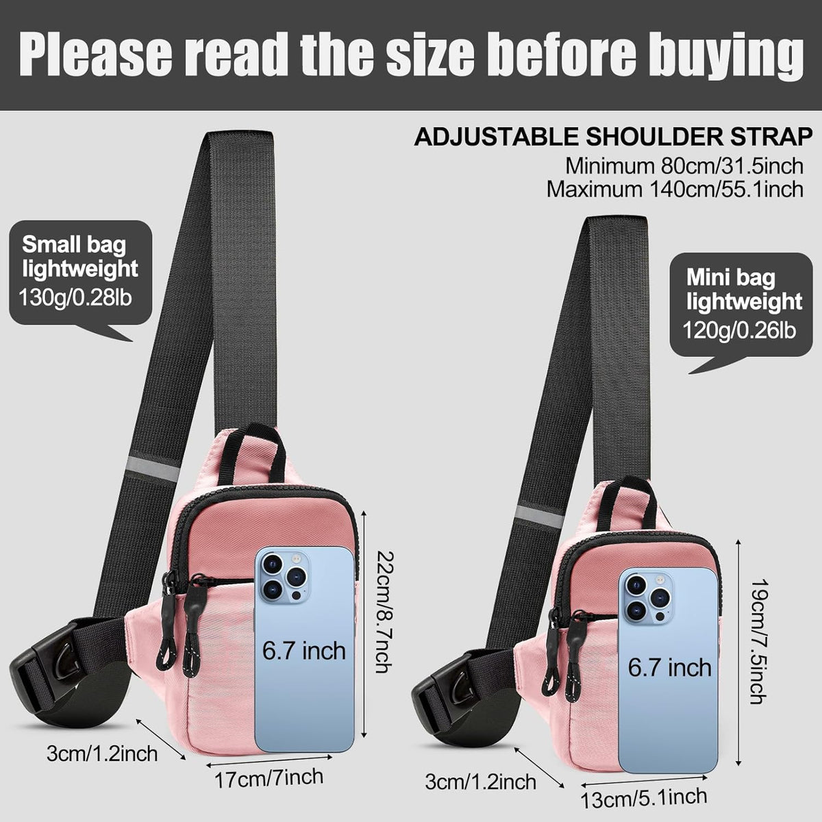 Mini Sling Bag Men Small Crossbody Bag Women Fanny Packs Casual Personal Pocket Bag Backpack Phone Chest Bag