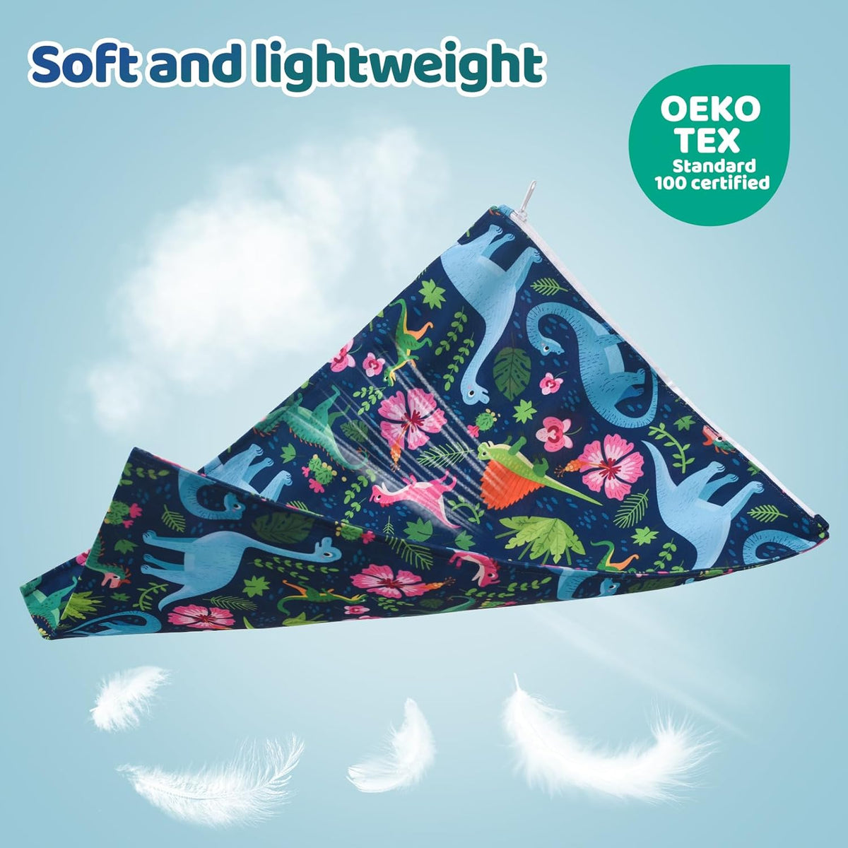 Mess-Proof Waterproof Wet Dry bag,2 Pack Reusable,Wet Bags for Swimsuits & Baby Clothes,Leakproof Wet bag for Travel & Diaper Changes for Baby-Floral