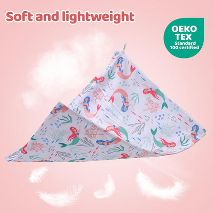 Mess-Proof Waterproof Wet Dry bag,2 Pack Reusable,Wet Bags for Swimsuits & Baby Clothes,Leakproof Wet bag for Travel & Diaper Changes for Baby-Floral