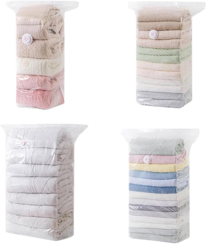 Compression Packing Cube | Reusable Space Saver No Pump - Compression Laundry Bags,for Travel Lugggage Suitcase Home Closet Wardrobe Dorm College