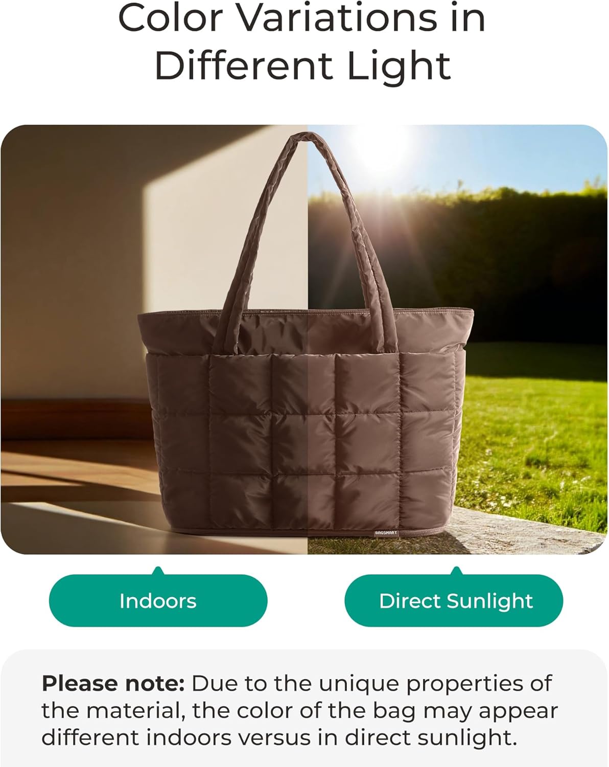 Expandable Tote Bag for Women, Puffer Work Tote Handbag, Quilted Carry On Bag for Travel Gym