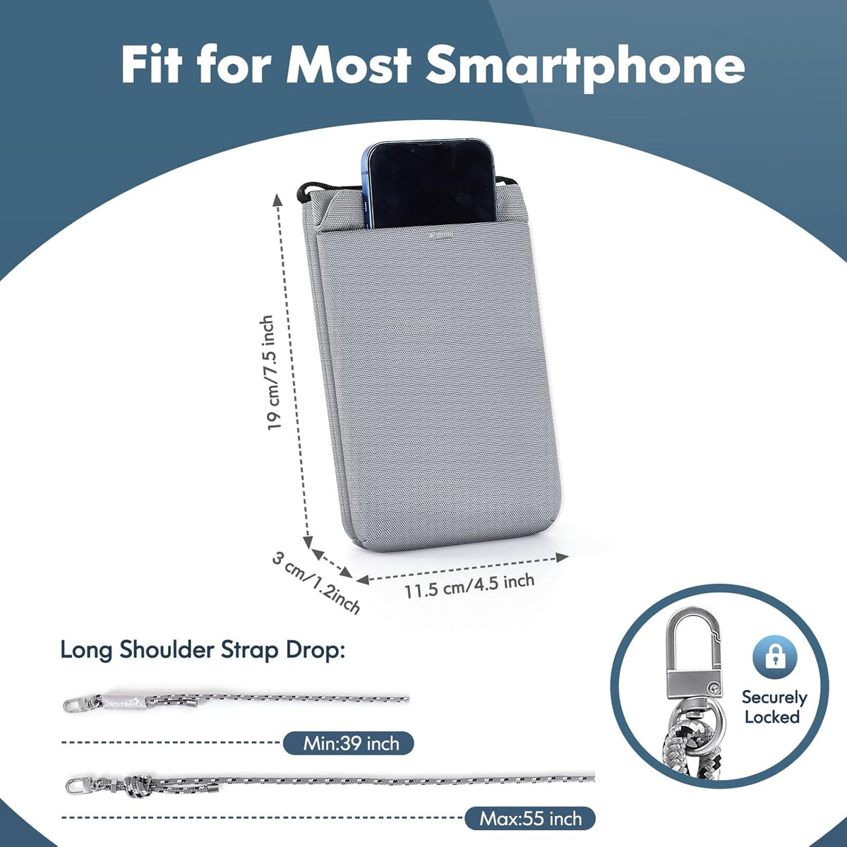 Small Crossbody Bag Cell Phone Purse for Women Lightweight RFID Anti-Theft Water-Resistant Adjustable Strap Phone/Keys