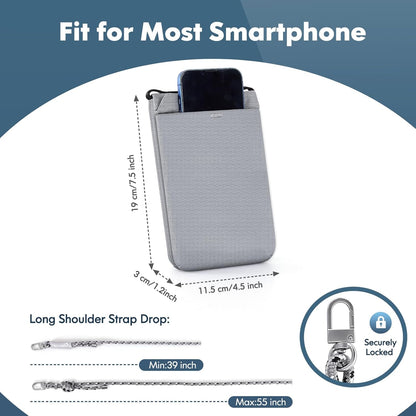 Small Crossbody Bag Cell Phone Purse for Women Lightweight RFID Anti-Theft Water-Resistant Adjustable Strap Phone/Keys