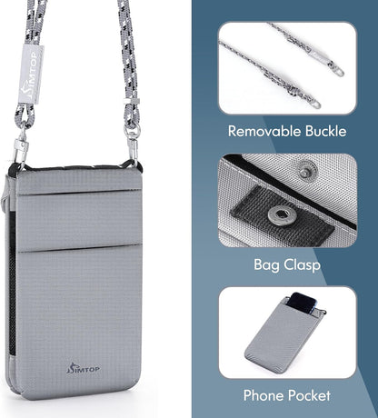 Small Crossbody Bag Cell Phone Purse for Women Lightweight RFID Anti-Theft Water-Resistant Adjustable Strap Phone/Keys