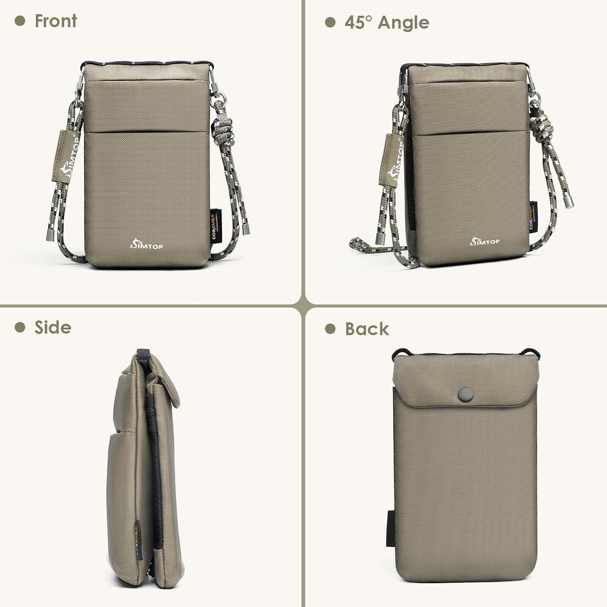 Small Crossbody Bag Cell Phone Purse for Women Lightweight RFID Anti-Theft Water-Resistant Adjustable Strap Phone/Keys