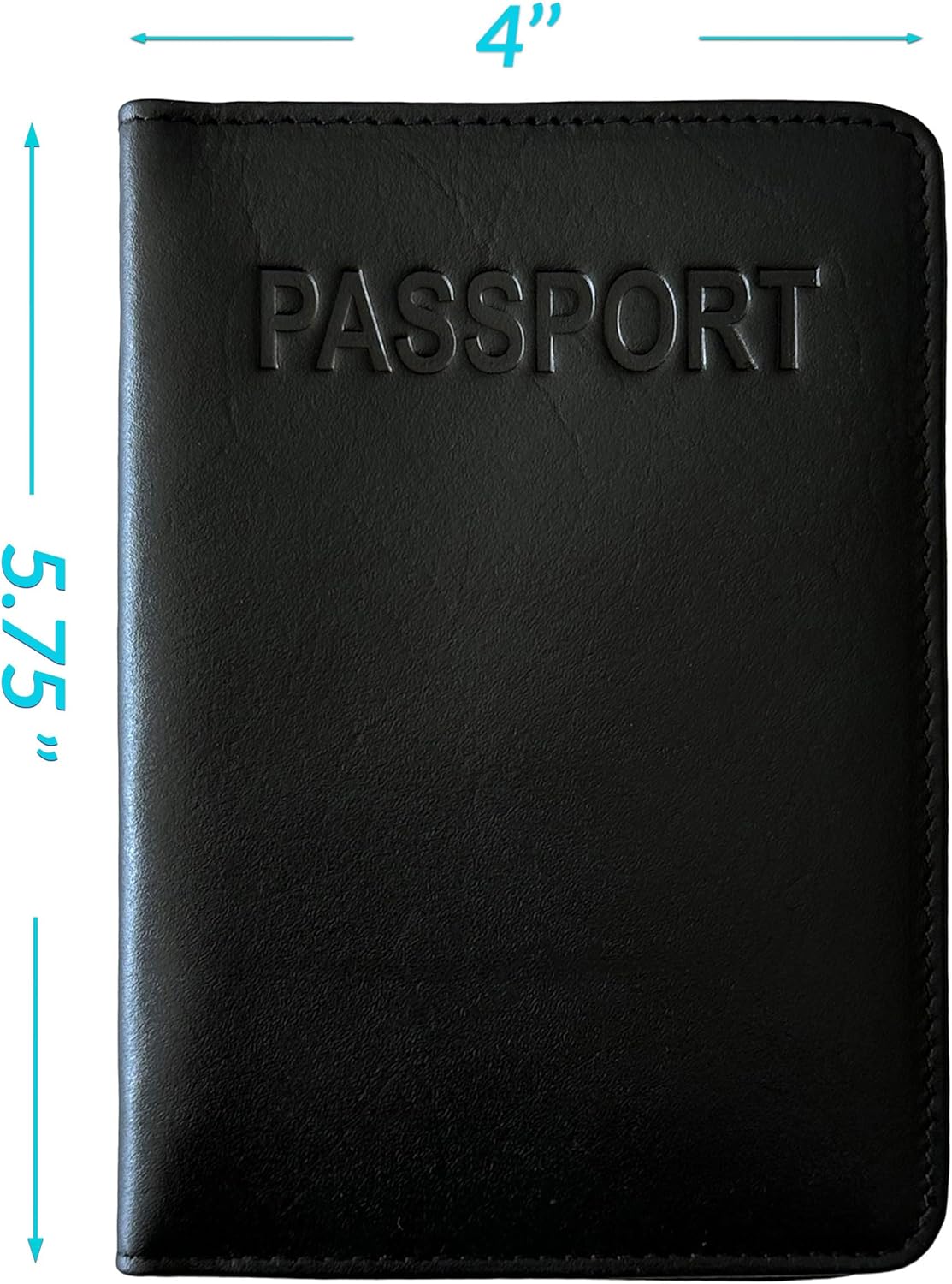 Chambray Basic Genuine Leather RFID Passport Cover