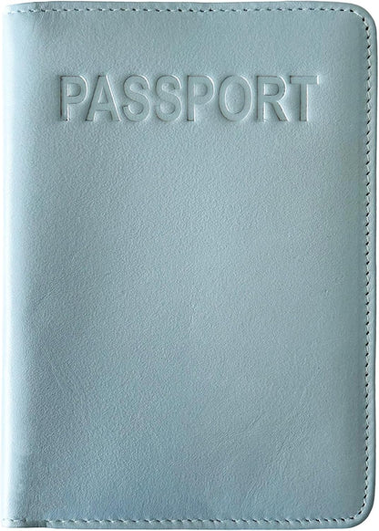 Chambray Basic Genuine Leather RFID Passport Cover