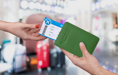 Chambray Basic Genuine Leather RFID Passport Cover