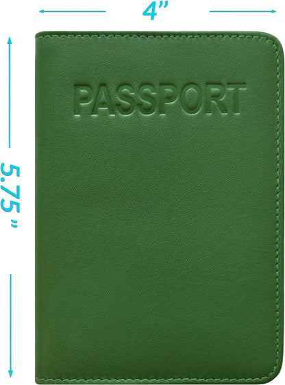 Chambray Basic Genuine Leather RFID Passport Cover