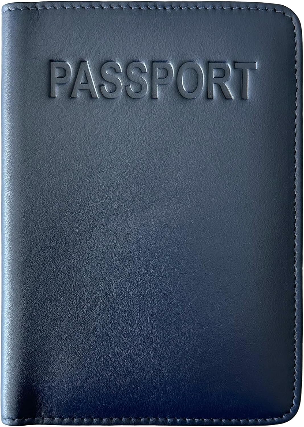 Chambray Basic Genuine Leather RFID Passport Cover