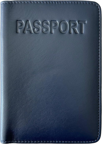 Chambray Basic Genuine Leather RFID Passport Cover