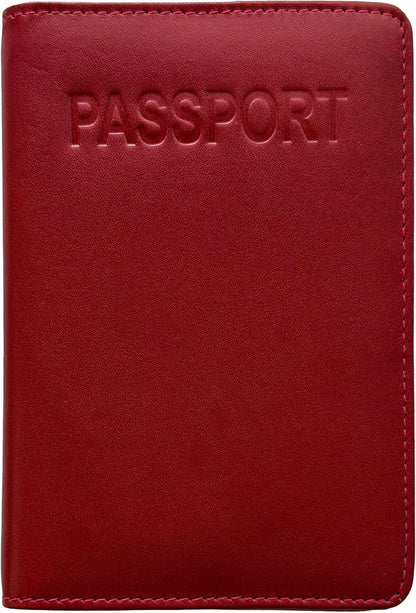Chambray Basic Genuine Leather RFID Passport Cover