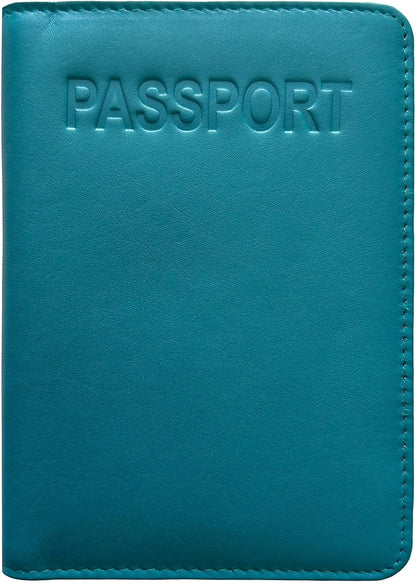 Chambray Basic Genuine Leather RFID Passport Cover