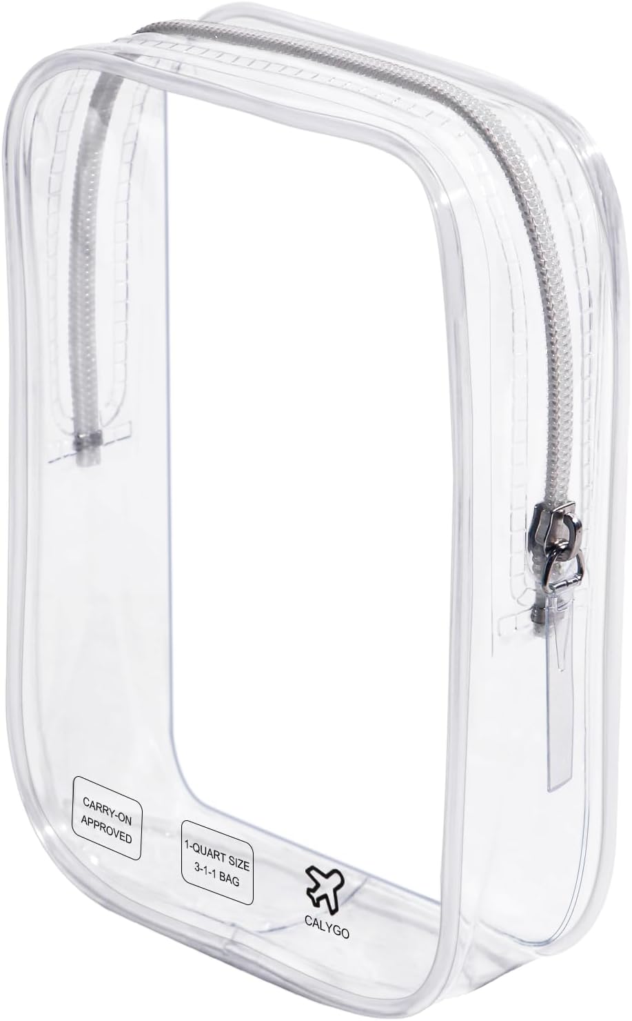Packing Cubes 1 Quart Size Travel Bag TSA Approved Toiletry Bag Clear Small Purse Pouch International Long Flight Must Haves for Toiletries Makeup Liquids Airplane Europe Vacation Essentials