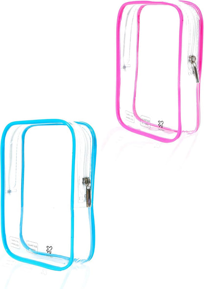 Packing Cubes 1 Quart Size Travel Bag TSA Approved Toiletry Bag Clear Small Purse Pouch International Long Flight Must Haves for Toiletries Makeup Liquids Airplane Europe Vacation Essentials