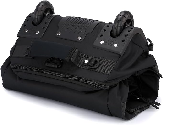 Rolling Duffle Bag with Wheels, 70L 26-inch Tactical Travel Duffel Bags Foldable Durable Tear-Resistant Heavy-Duty Luggage (Black)