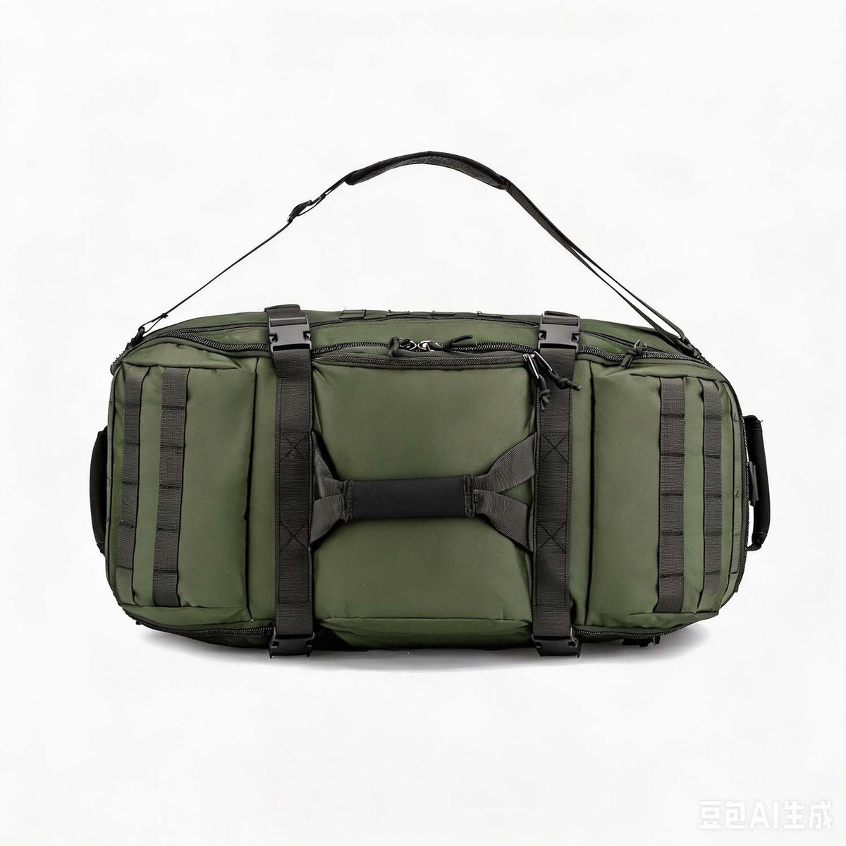 Rolling Duffle Bag with Wheels, 70L 26-inch Tactical Travel Duffel Bags Foldable Durable Tear-Resistant Heavy-Duty Luggage (Black)