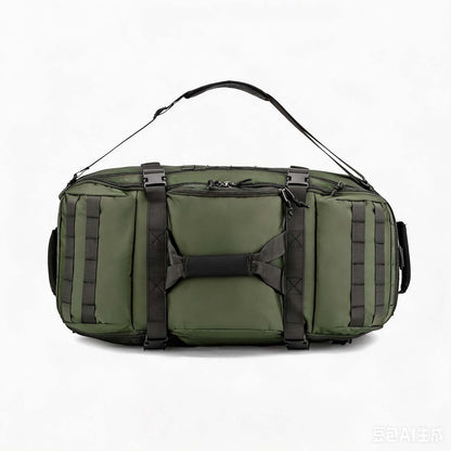 Rolling Duffle Bag with Wheels, 70L 26-inch Tactical Travel Duffel Bags Foldable Durable Tear-Resistant Heavy-Duty Luggage (Black)