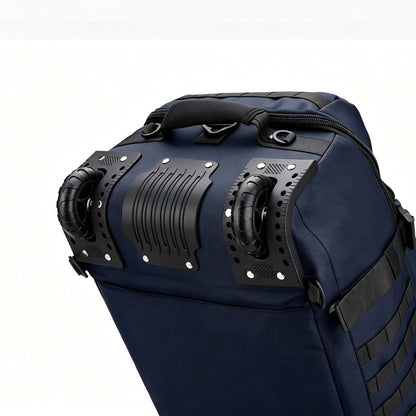 Rolling Duffle Bag with Wheels, 70L 26-inch Tactical Travel Duffel Bags Foldable Durable Tear-Resistant Heavy-Duty Luggage (Black)