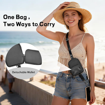 Clip and Go Strap for Phone with Wallet Crossbody