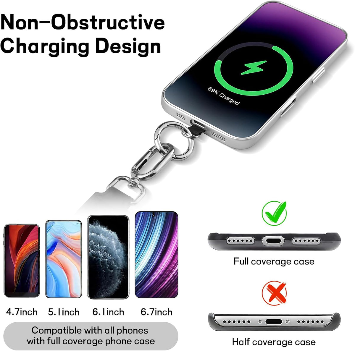 Clip and Go Strap for Phone with Wallet Crossbody