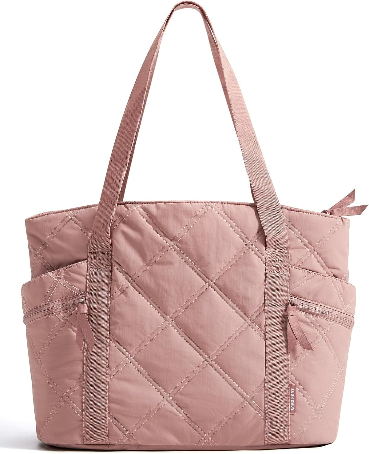 Crush Tote Bag for Women, 20L Puffer Work Tote with Zipper, Travel Essentials Quilted Nurse Hospital Bag