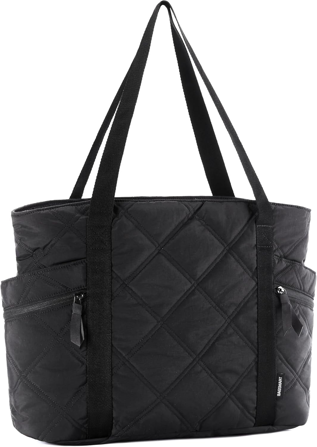 Crush Tote Bag for Women, 20L Puffer Work Tote with Zipper, Travel Essentials Quilted Nurse Hospital Bag