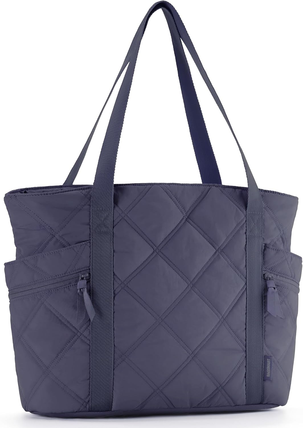 Crush Tote Bag for Women, 20L Puffer Work Tote with Zipper, Travel Essentials Quilted Nurse Hospital Bag