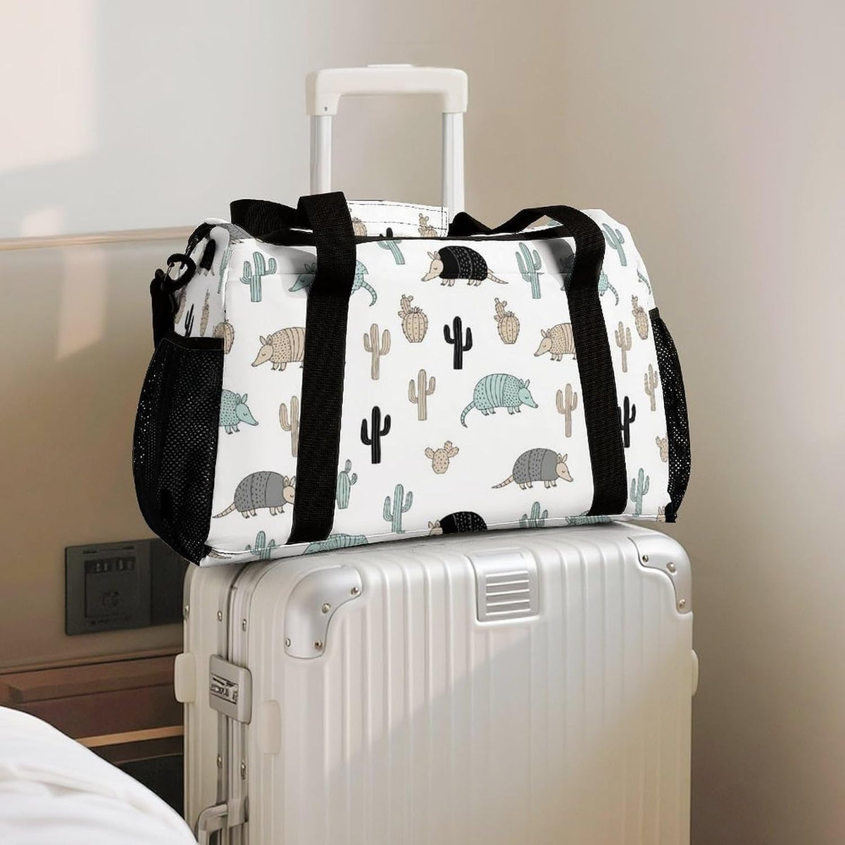 Large Capacity Duffel Bag for Gym Sports Travel Simple Organization Weekender Overnight