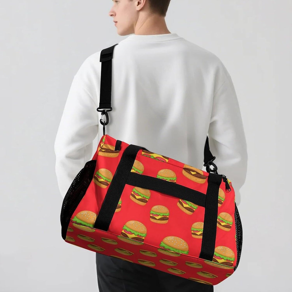 Large Capacity Duffel Bag for Gym Sports Travel Simple Organization Weekender Overnight