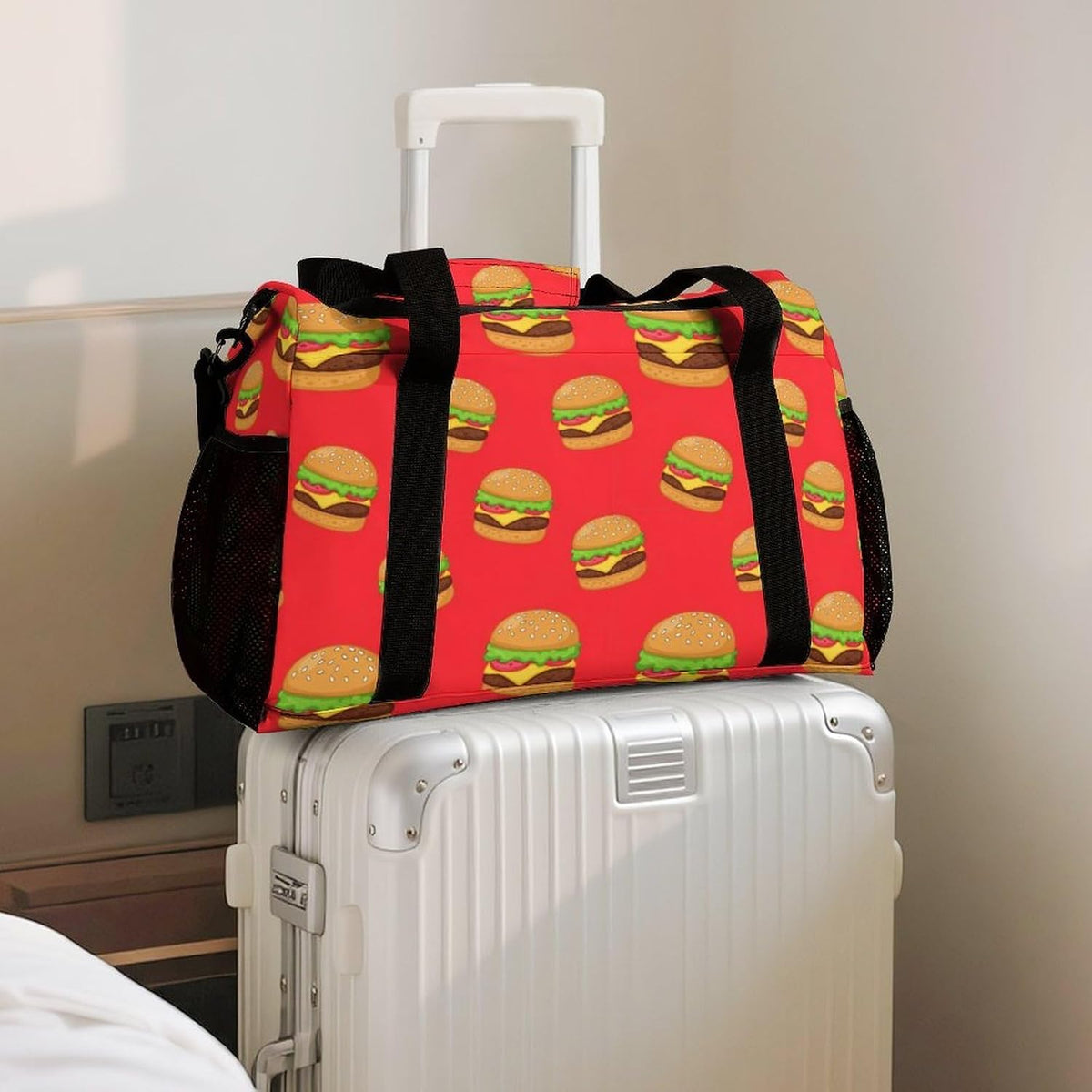 Large Capacity Duffel Bag for Gym Sports Travel Simple Organization Weekender Overnight