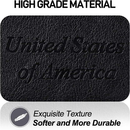 Leather Passport Holder Cover Case RFID Blocking Travel Wallets Card Case for Women Men(Coffee)