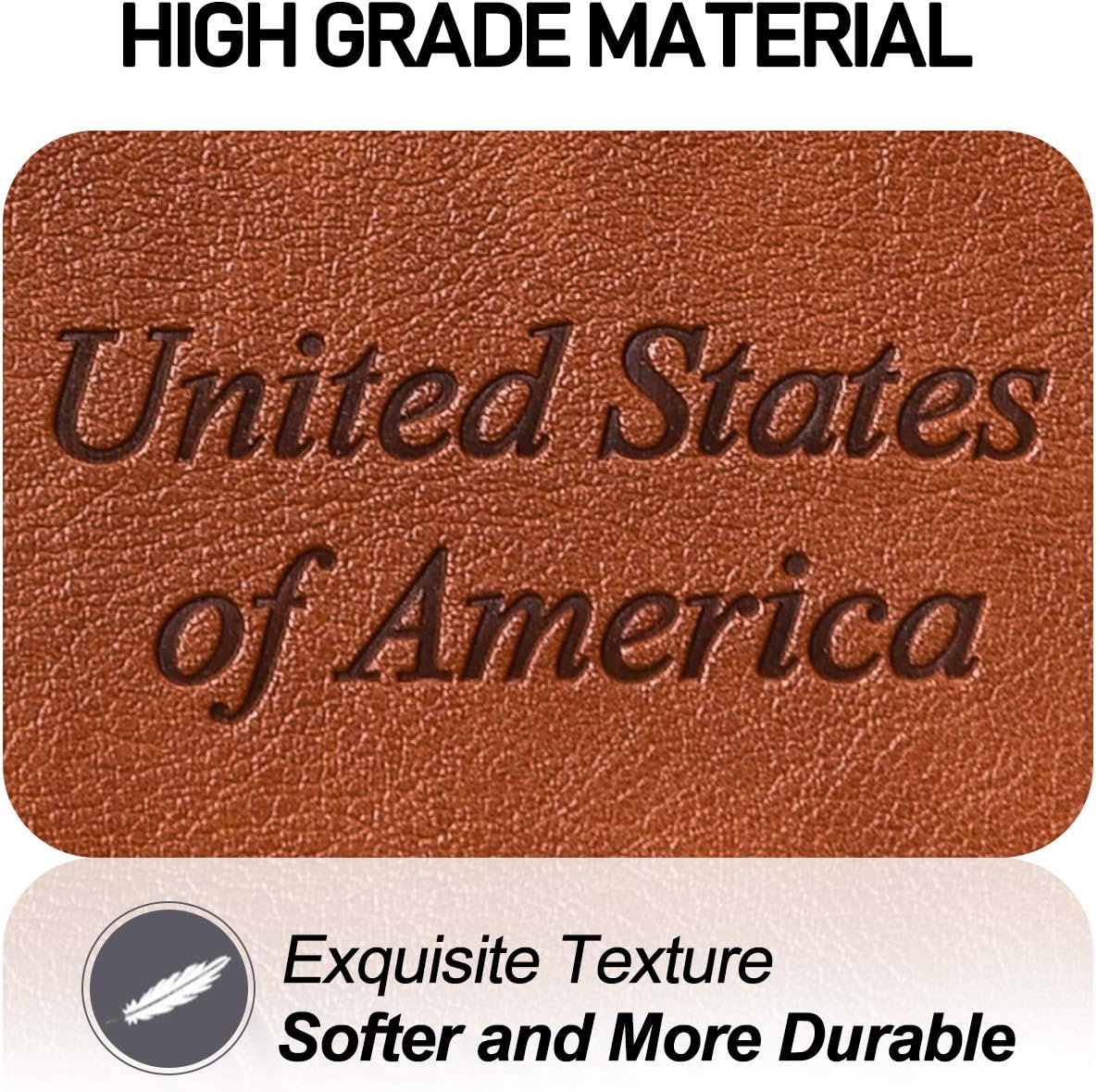 Leather Passport Holder Cover Case RFID Blocking Travel Wallets Card Case for Women Men(Coffee)