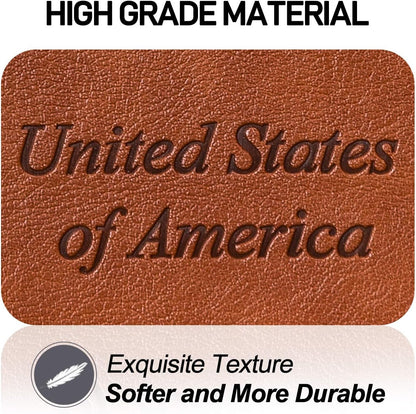 Leather Passport Holder Cover Case RFID Blocking Travel Wallets Card Case for Women Men(Coffee)