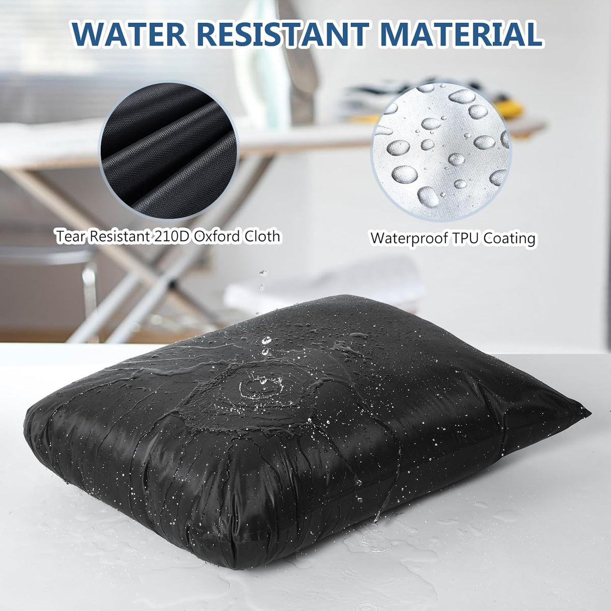 2PCS Small Wet Bag for Swimsuit 12x14 Inch Waterproof Wet Dry Bag | Wet Clothes Bag with Handle & Zippered Reusable Washable Travel Bags for Beach Pool Yoga Gym, Drying Do Not Exceed 176℉ Black