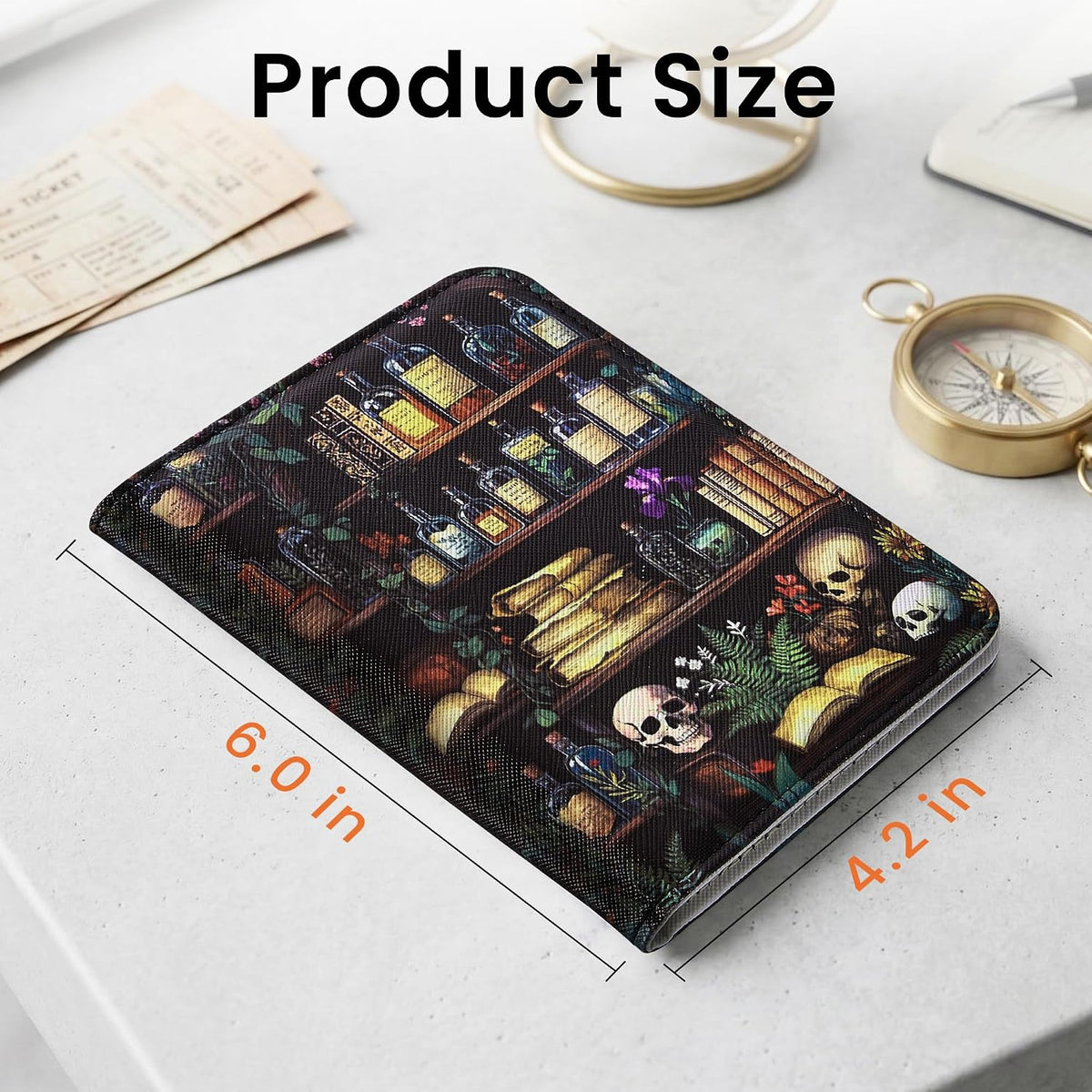 Mayski Passport Holder for Travel, Cute Passport Cover for Men and Women, 2 Pack family Passport Wallet, Flowers