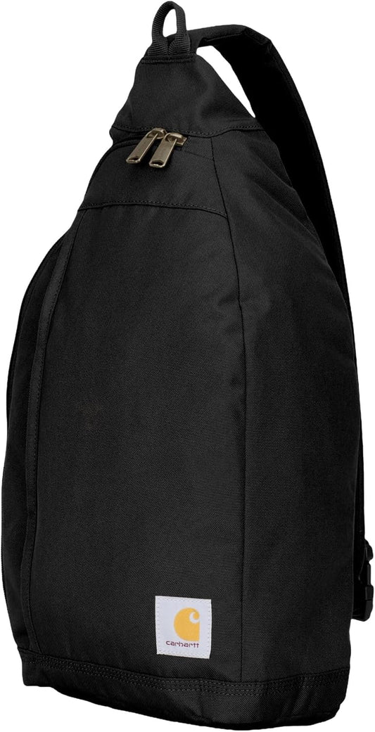 Durable Sling Bag, Crossbody Backpack with Side Release Buckle, Tablet Sleeve and Adjustable Strap, Port