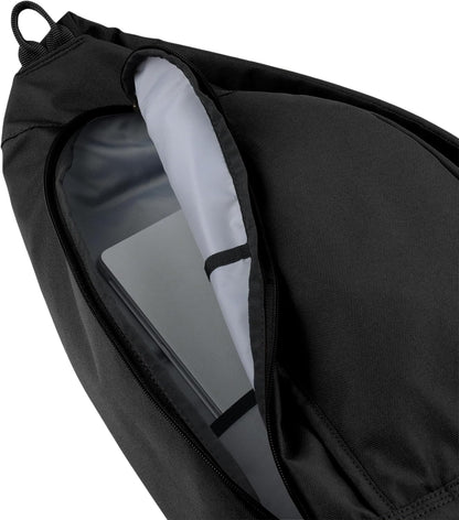Durable Sling Bag, Crossbody Backpack with Side Release Buckle, Tablet Sleeve and Adjustable Strap, Port