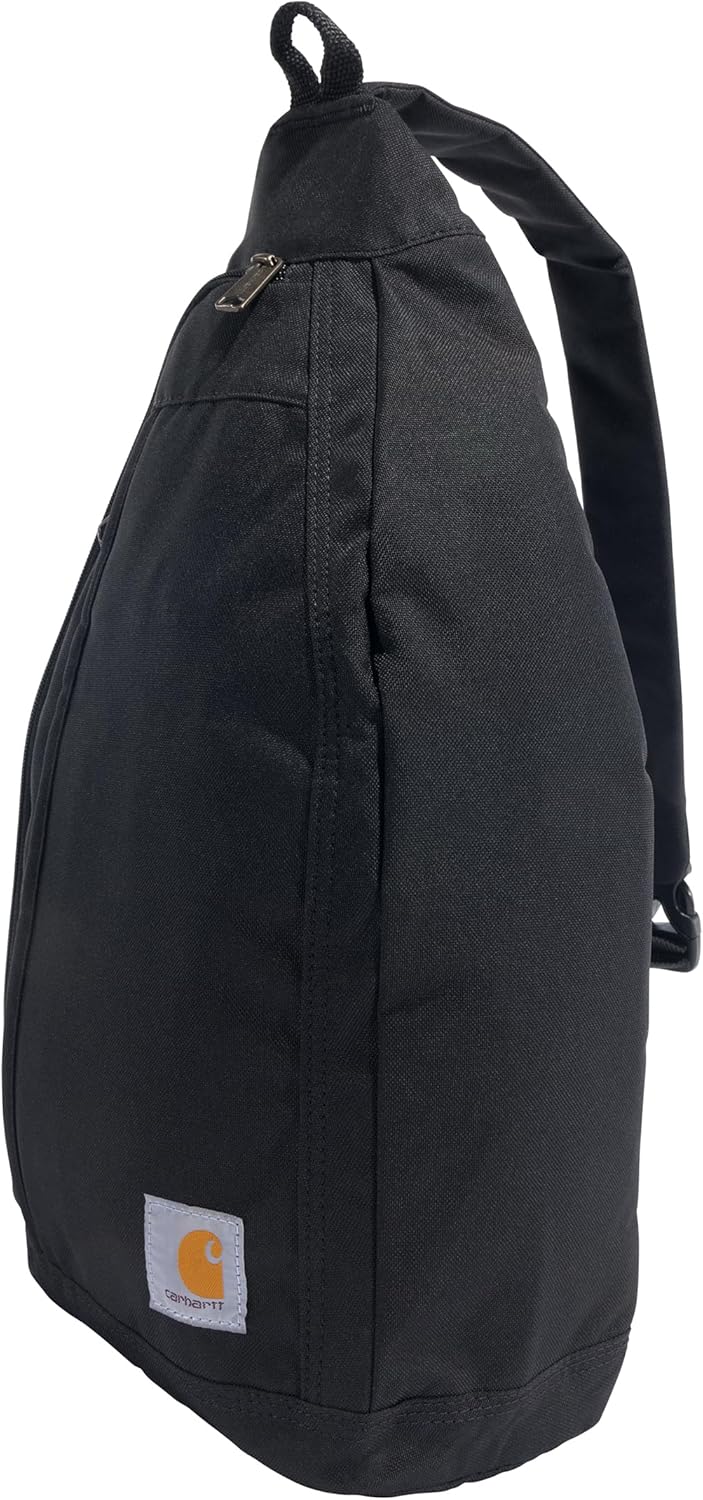 Durable Sling Bag, Crossbody Backpack with Side Release Buckle, Tablet Sleeve and Adjustable Strap, Port